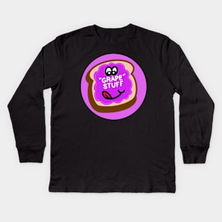 Grape Stuff! Kids Long Sleeve T-Shirt